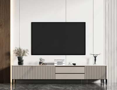 现代电视柜3D模型下载